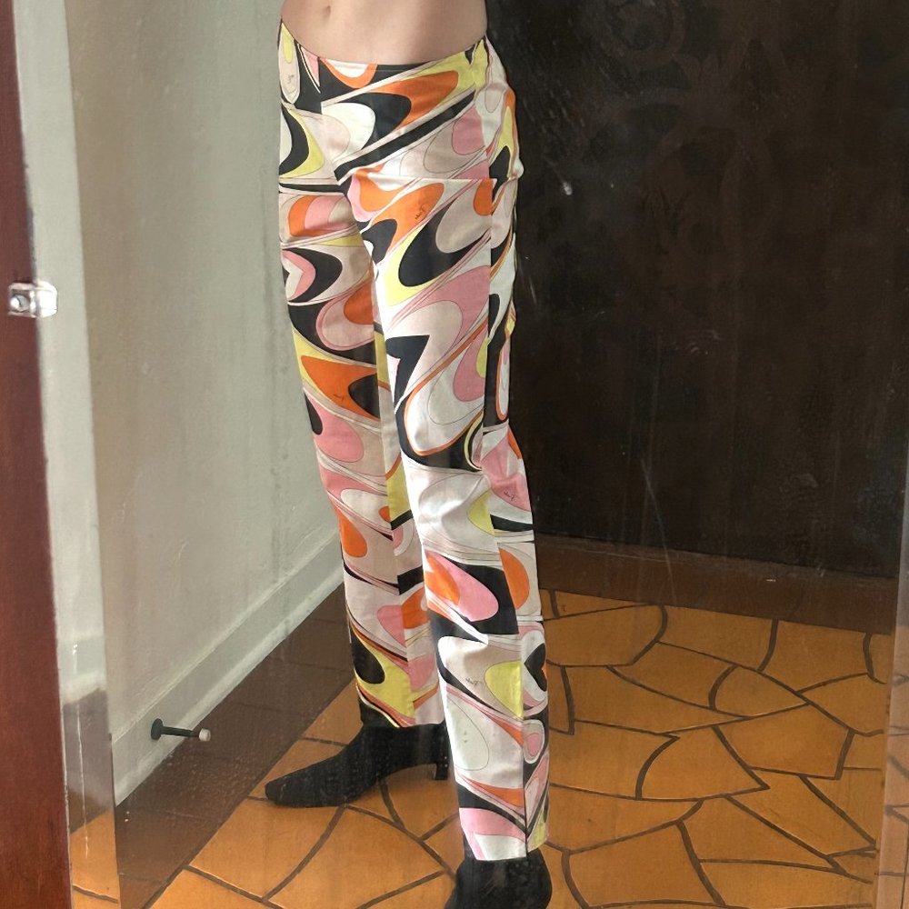 Emilio Pucci Cropped Flare Pants